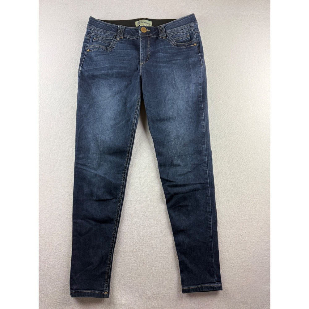 Democracy Ab Solution Skinny Jeans Womens 10 Dark Indigo High Rise B11641XXCD